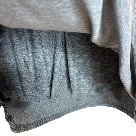 Duluth Trading Co Womens Size Large Armachillo Cooling Skort Heather Gray Pocket - Picture 4 of 9